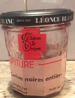 Confiture cerises noires entières