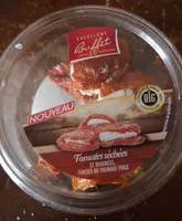 Tomates séchées et marinées farcies au fromage frais