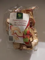 Fines rondelles de pommes bio séchées