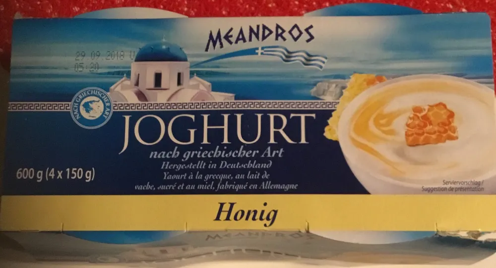 Joghurt Honig