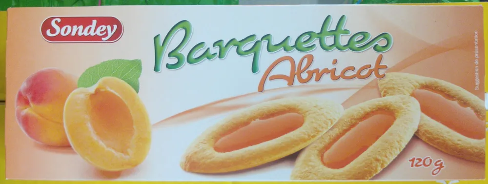 Barquettes Abricot