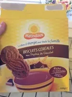 Biscuits céréales aux pepites de chocolat