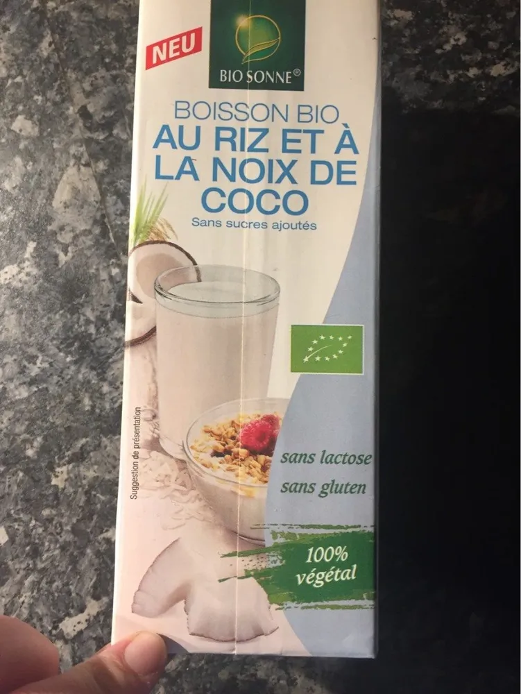 Boisson riz coco
