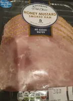 Honey mustard smoked ham
