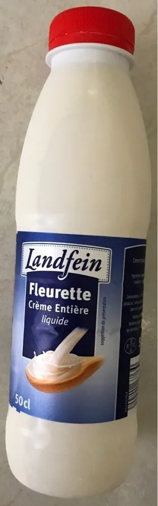 Fleurette crème entière liquide
