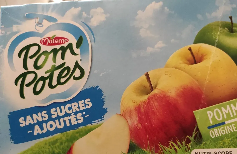 Pom'potes sans sucres ajoutés
