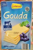 Gouda Käse in Scheiben