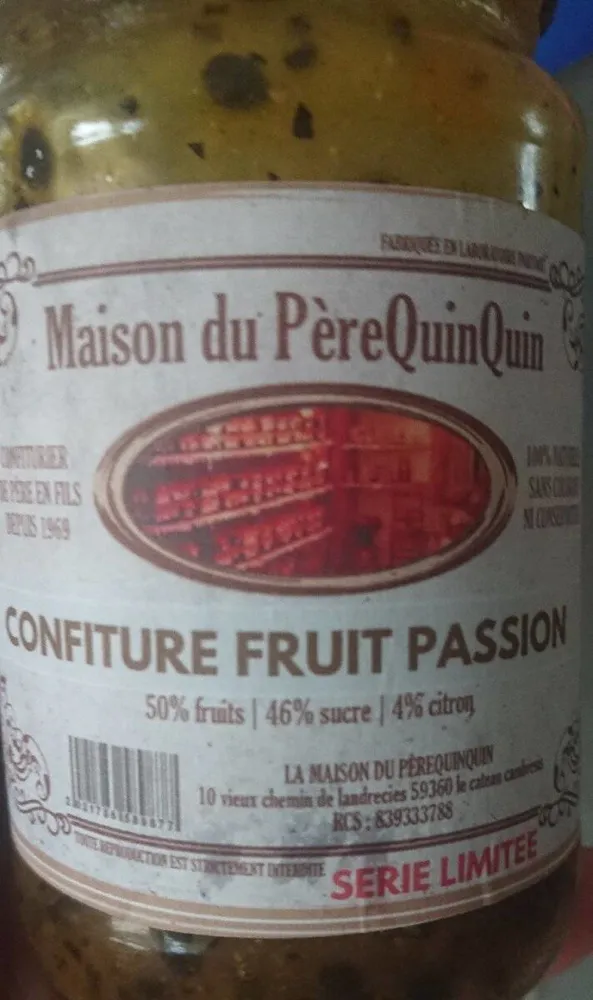 Confiture fruit passion