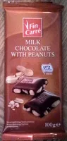 Fin Carré Milk chocolate with peanuts