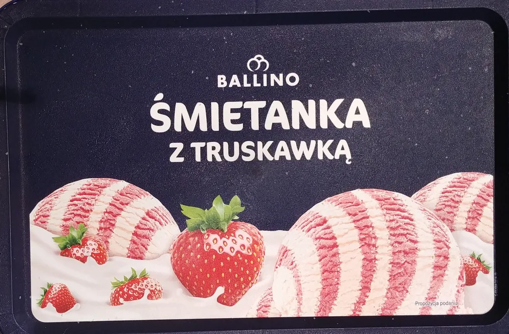 Śmietanka z truskawką