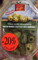 Olives vertes denoyautees