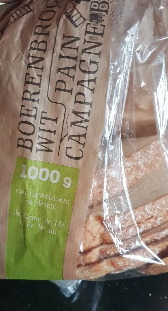 Pain de campagne blanc