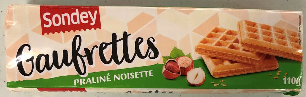 Gaufrettes praliné noisette