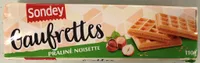 Gaufrettes praliné noisette