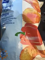 Paprika ridged chips