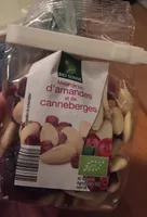 Mélange bio d’amandes et de canneberges