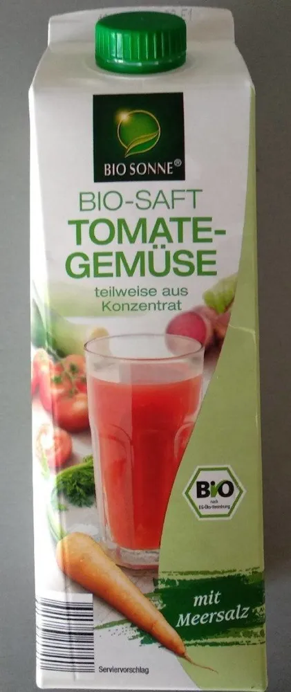 Bio-Saft Tomate-Gemüse