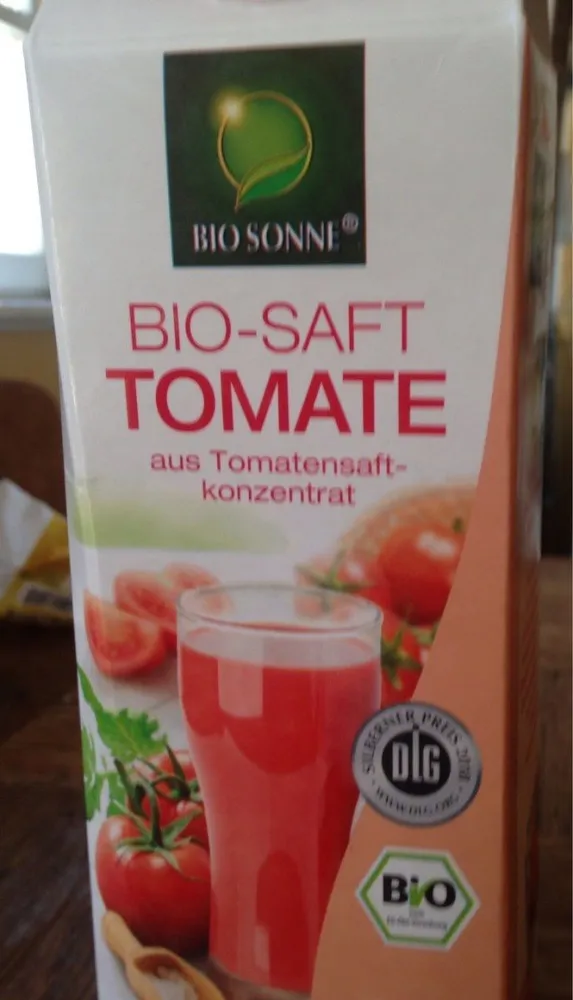 Jus de tomate bio
