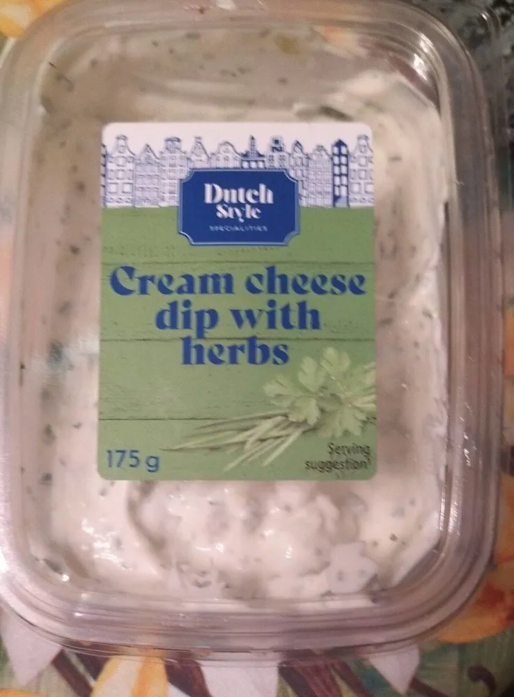 Cream cheese dip with herbs
