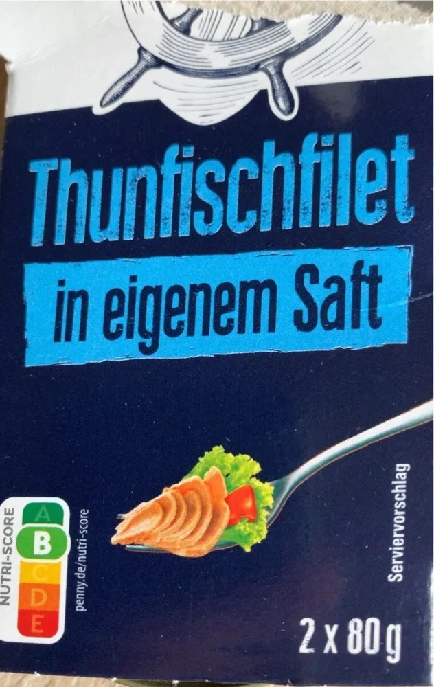 Thunfischfilet im eigenen Saft