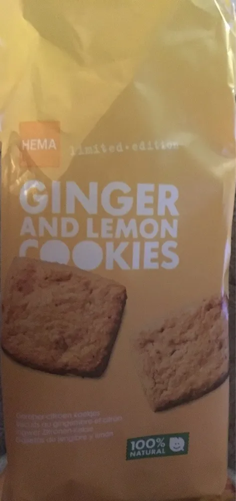 Ginger and lemon cookies