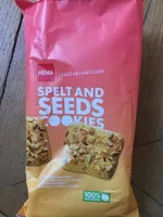 Spelt and seeds cookies