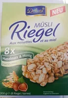 MÜSLI Riegel Aux noisettes et au miel