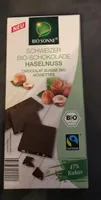 Bio Schokolade Haselnuss
