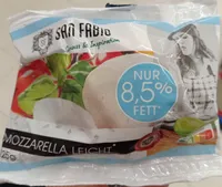 Mozzarella, Halbfettstufe
