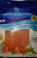 Norwegischer Räucherlachs in Scheiben