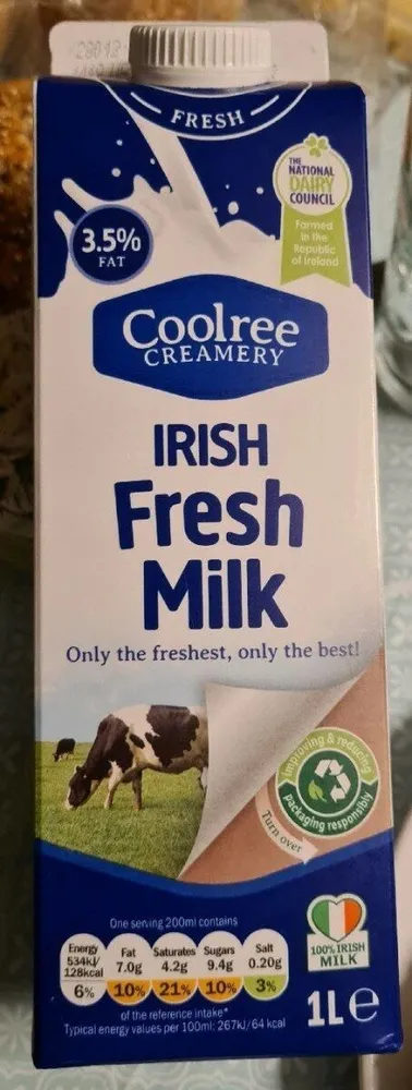 Irish Fresh Milk