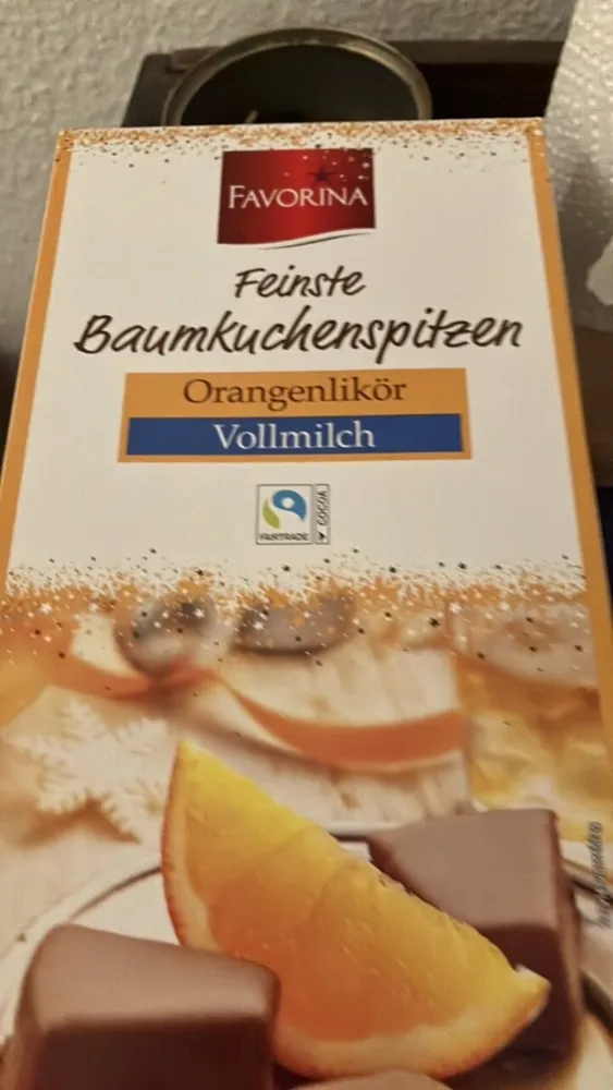 Feinste Baumkuchenspitzen Orengenlikör Vollmilch
