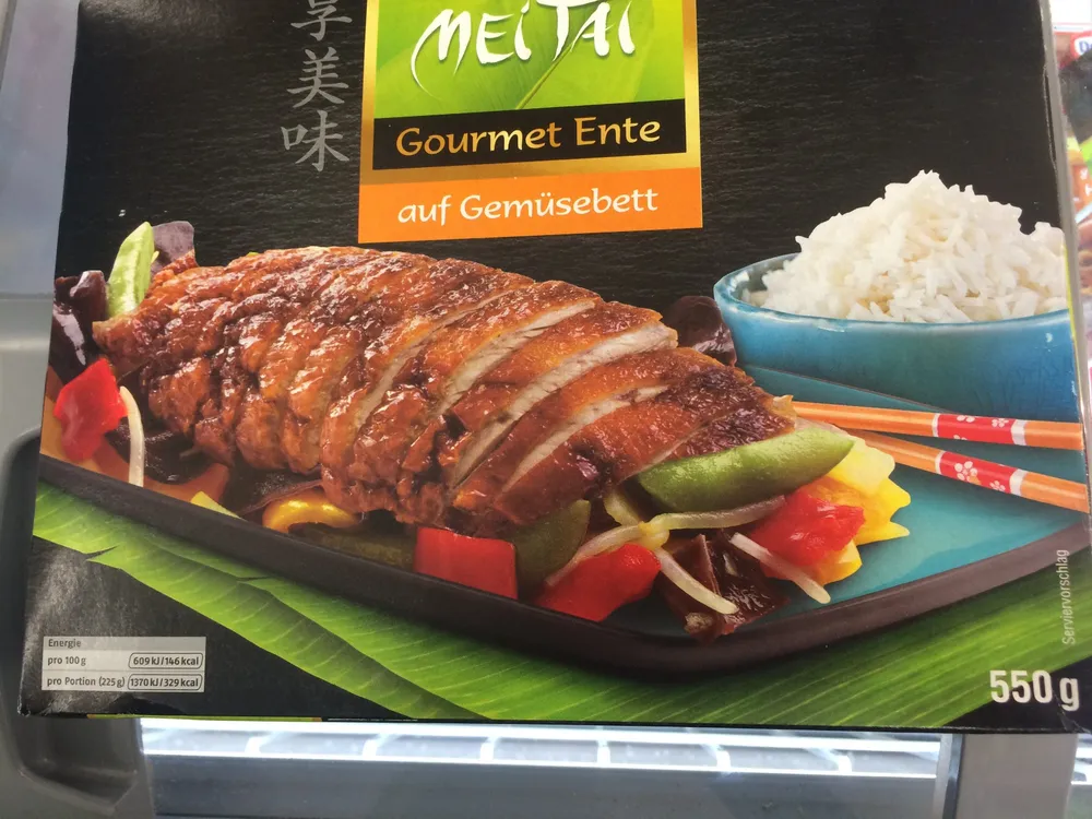 Gourmet Ente auf Gemüsebett