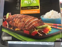 Gourmet Ente auf Gemüsebett