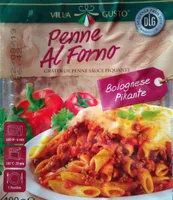 Penne Al Forno Gratin de Penne sauce piquante