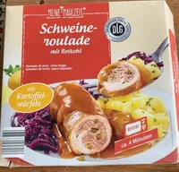 Schweineroulade mit Rotkohl