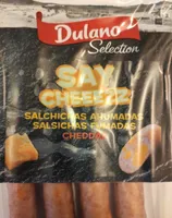 Salchichas ahumadas cheddar