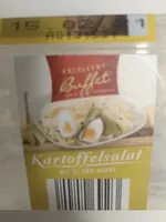 Kartoffelsalat mit Ei und Gurke