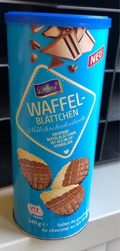 Waffel-blattchen tuiles de gaufrette