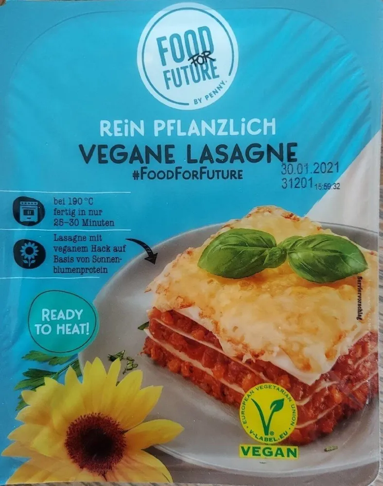 Rein Pflanzlich Vegane Lasagne