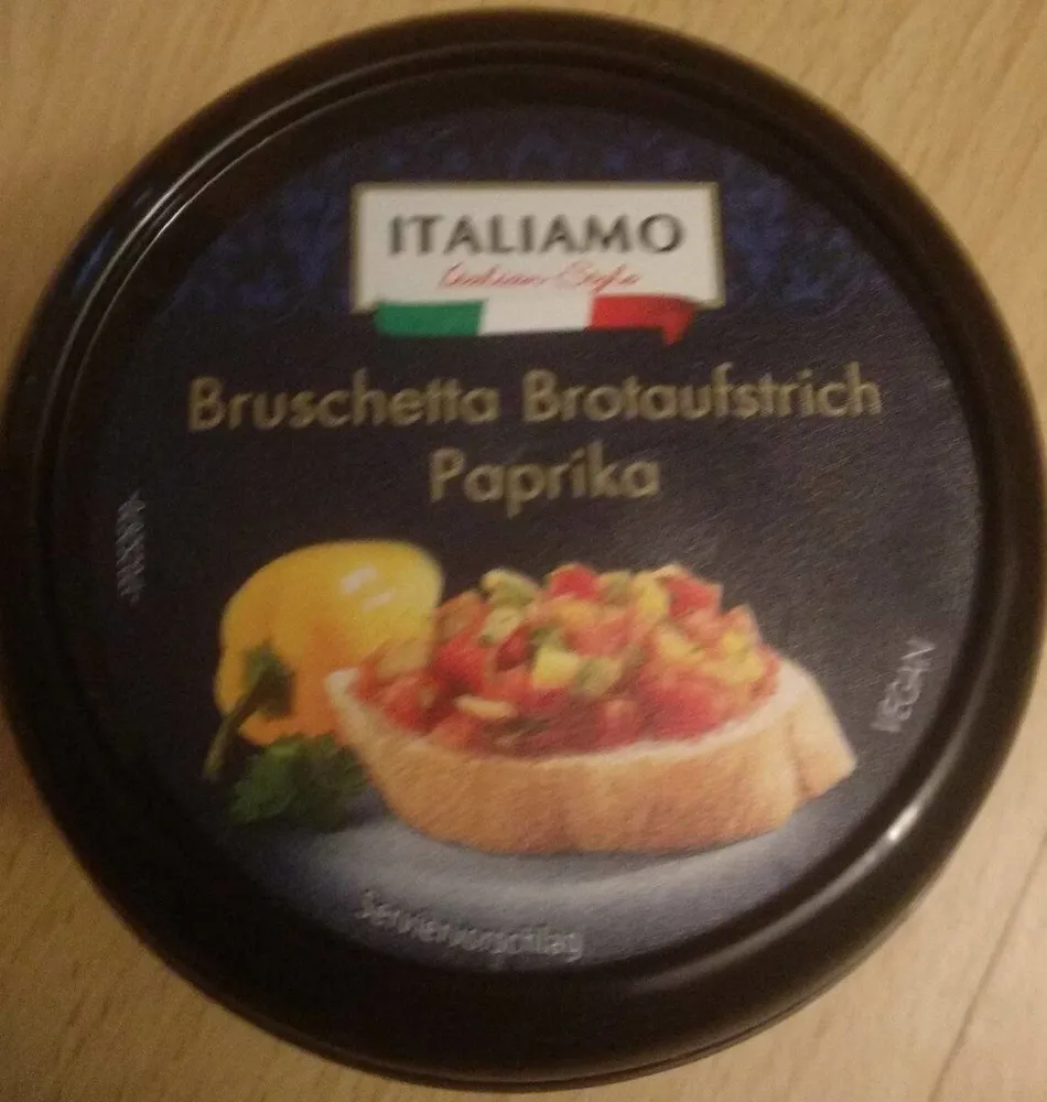 Bruschetta Brotaufstrich Paprika