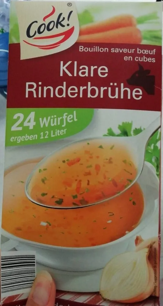 Klare Rinderbrühe