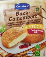 Back-Camembert mit Preiselbeer-Dip