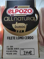 Filete lomo cerdo