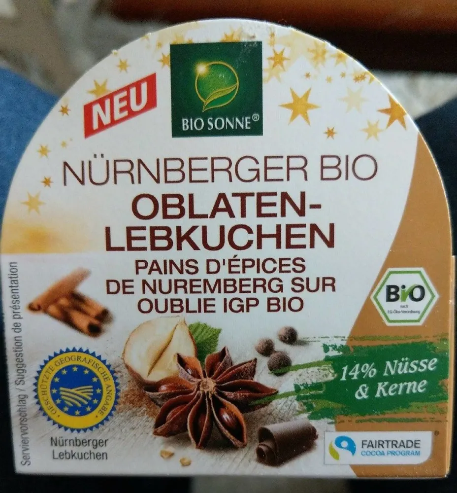 NÜRNBERGER BIO OBLATEN-LEBKUCHEN