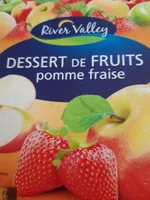 Dessert de fruits pomme fraise