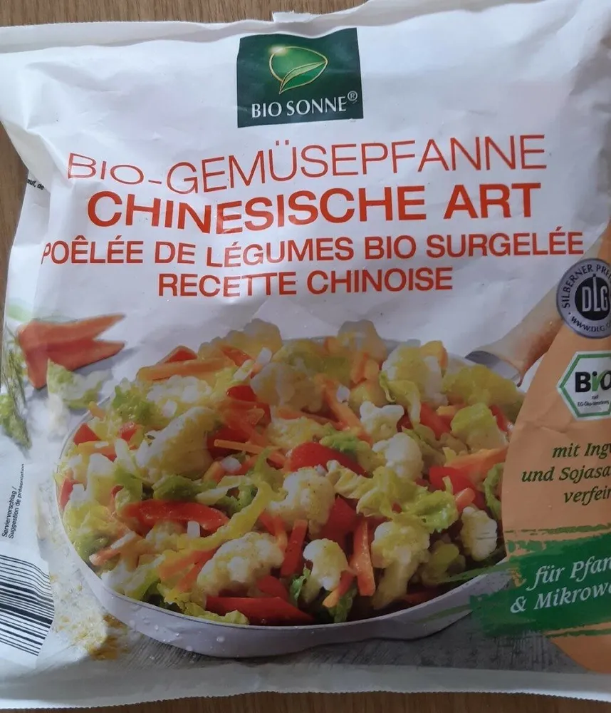 Gemüsepfanne chinesische Art