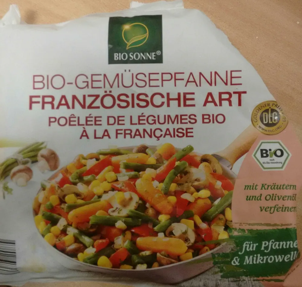 Bio-Gemüsepfanne französische Art