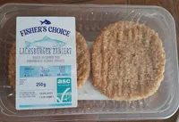 Lachsburger paniert