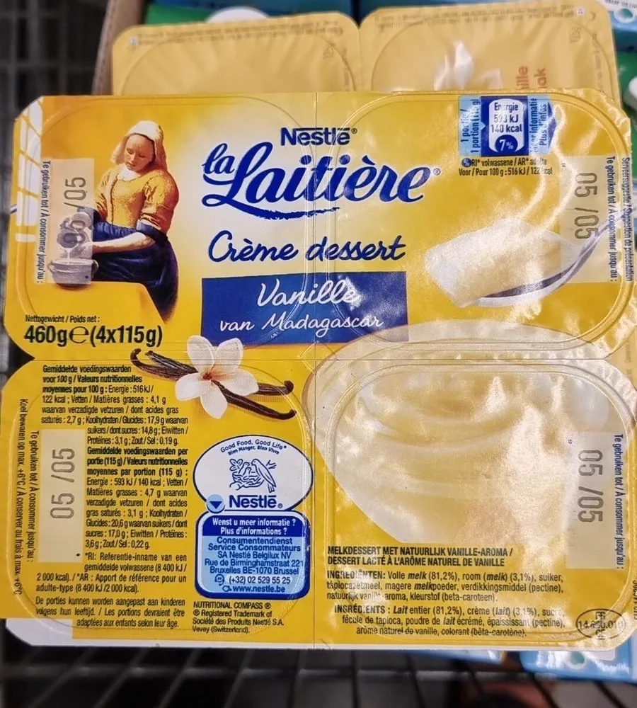 la laitière crème dessert